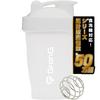GronG Protein Shaker 400ml Small Bottle White