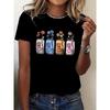 Women'S Retro Soda Pop Graphic T-Shirt - Breathable Moisture-Wicking Crew Neck Short Sleeve Top