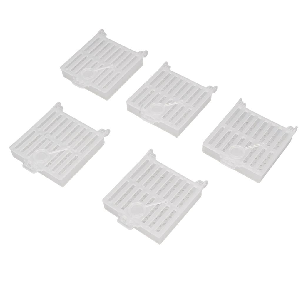 10 STÜCKE Königinnenfangkäfig Kunststoff Transparent Multifunktional Königinnenfangbox für Imkereigeräte