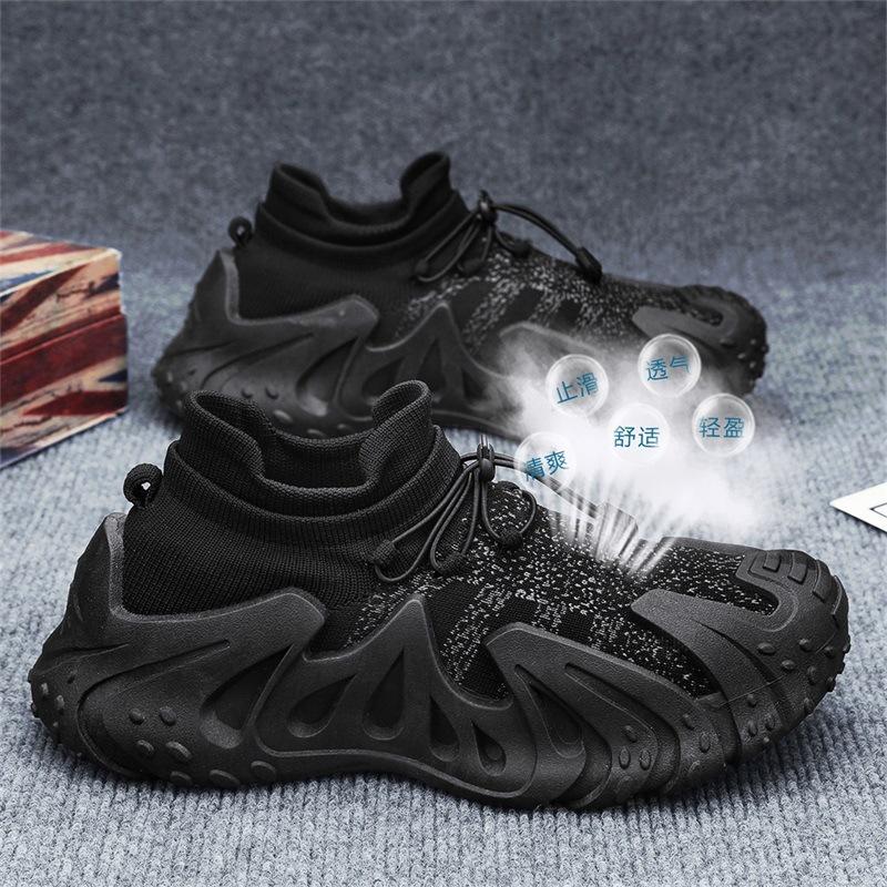 Men S Shoes Summer Breathable Fly-Woven Mesh Sneakers Men S Casual Shoes Sneakers Platform Dad Shoes 39
