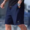 Pantaloncini Casual da Uomo Trama con Coulisse in Vita, Tasche per Abbigliamento Casual, Spiaggia o Attività all'Aperto, Pantaloncini Quotidiani Pantaloncini con Coulisse in Vita