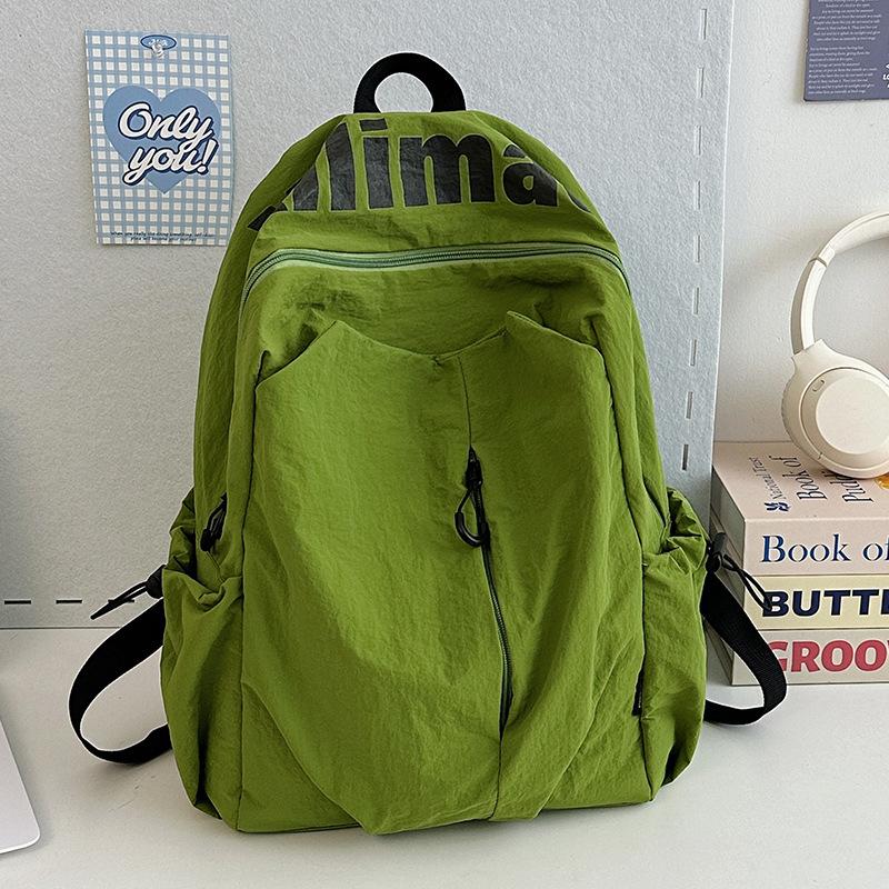 

New Elementary School Bag Junior High School Girls Children s School Backpack зелений