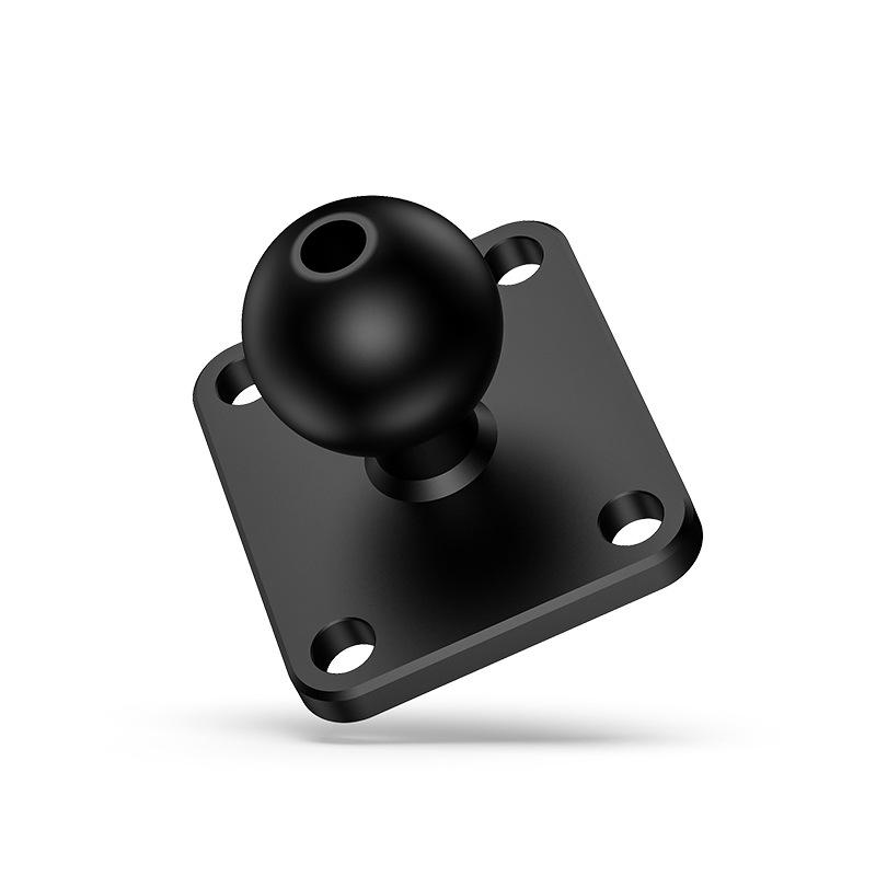 Tough-Claw Mount with Double Socket Arm and Round AMPS Base Adapter for 1 Inch Motorcycle Mount Gadgets Extension Arm