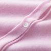 Pure Cashmere V-Neck Cardigan: Women's Autumn/Winter Elegant Long Sleeve Buttoned Knit Sweater