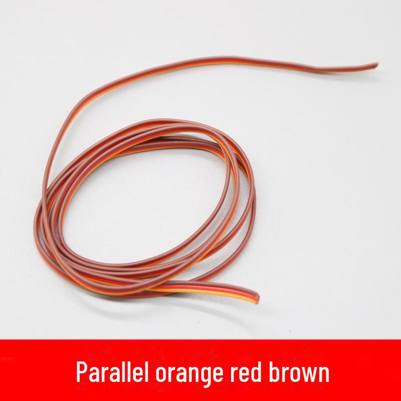 "30-Core Servo Extension Cable for Model Cars and Aircraft, Male to Female, 150/200/300/500mm"
