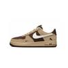 Air Force 1 Mocha Conto de Fadas Resistente à Abrasão Antiderrapante Cano Baixo Tênis de Skate Unissex Marrom HM9483-001(Equipe619-)