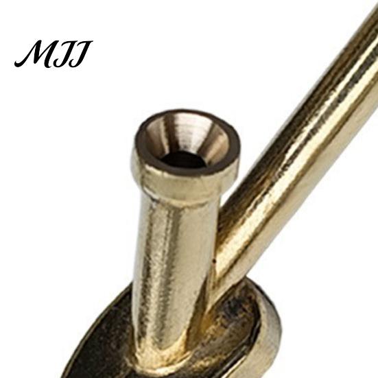 Car Bumper Repair Tool Triangular Copper Soldering Tip for Plastic Welding, Flat Iron Replacement Heat Efficient with Hole, Smoothing Repair,