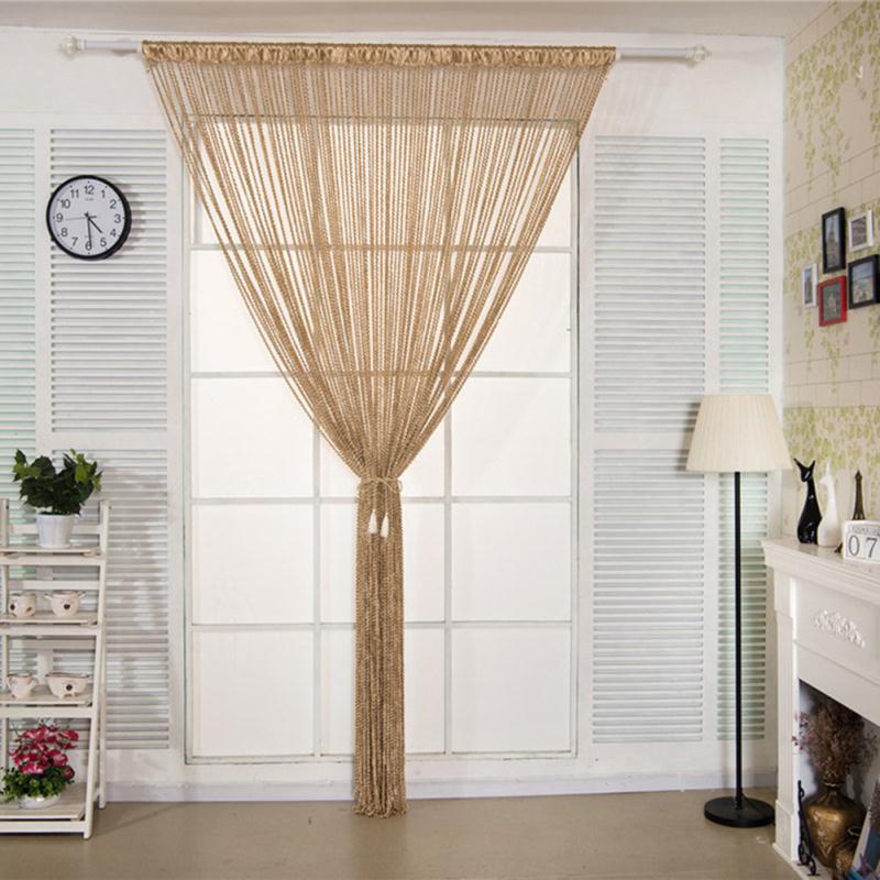 Spiral String Curtain Hanging Decorative Door Curtain Divider For Wedding Party Restaurant Home
