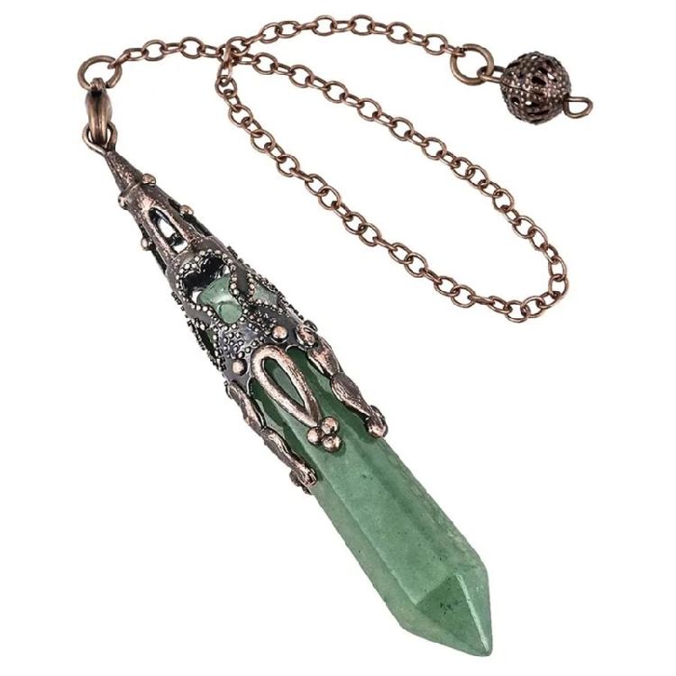 Pendulum Crystal,Natural Crystal Pendulums for Dowsing,Spiritual Pointed Crystal for Witchcraft Supplies,Divination Tool