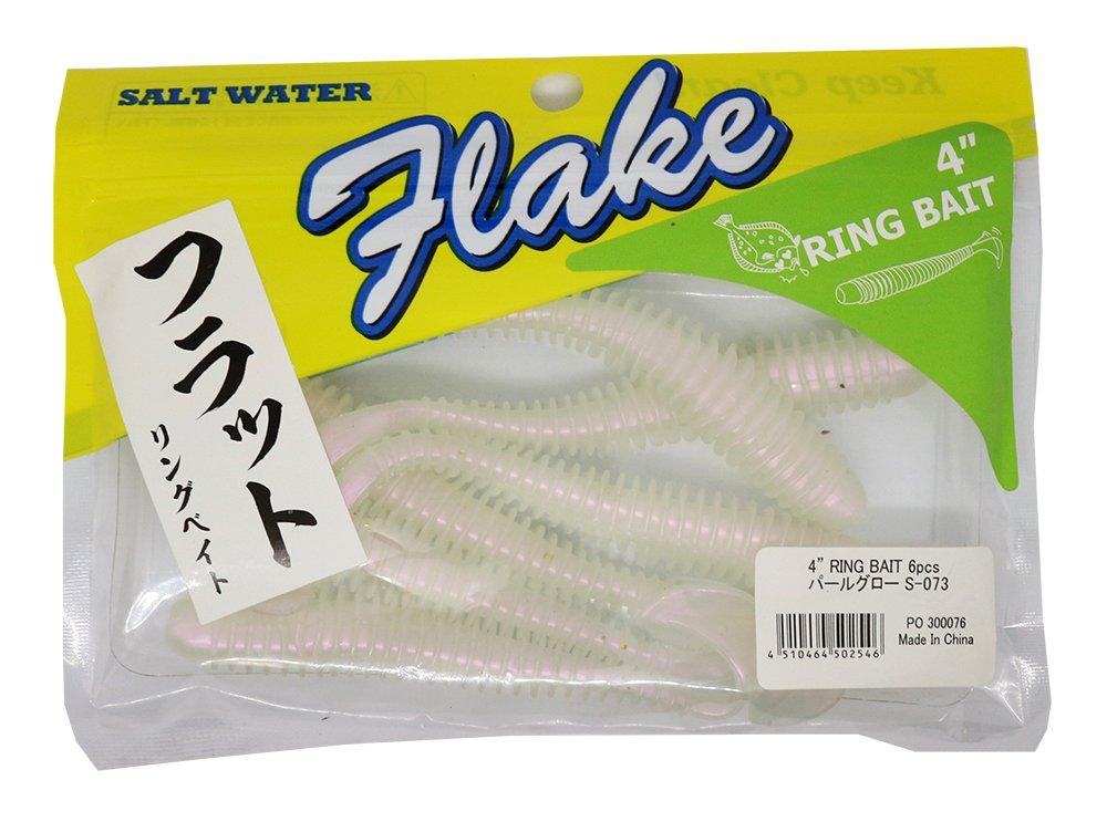 Cormoran RING BAIT Pearl Glow S-073 4-inch Worm.