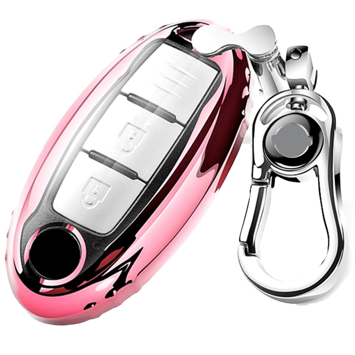 

[AMACHER] NISSAN Exclusive smart key case for Nissan Days Serena pink серебряный