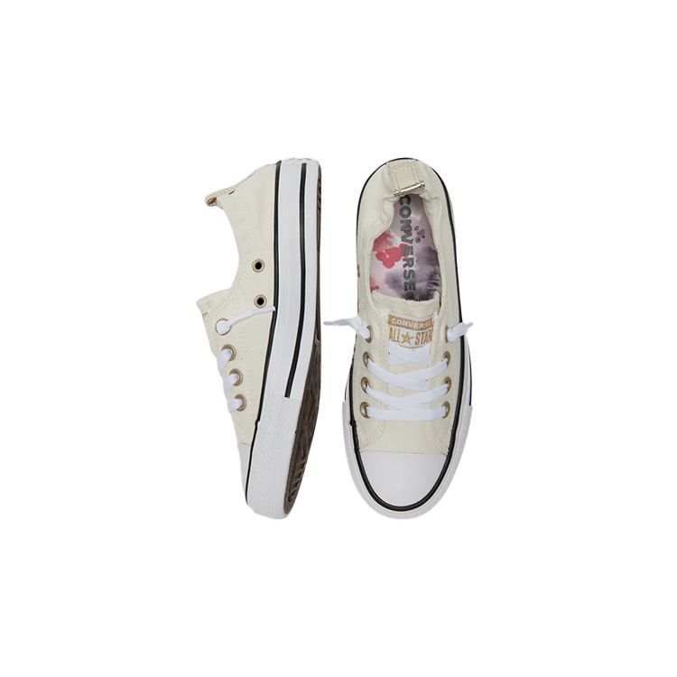 Converse Chuck Taylor All Star Shoreline Comfortable Lightweight Durable Low Top Canvas Shoes Women Sneaker Beige 570814C