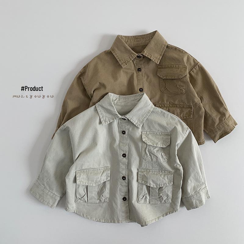 

Spring 2025 Kids Outdoor Japanese-Korean Style Shirt 130 cm