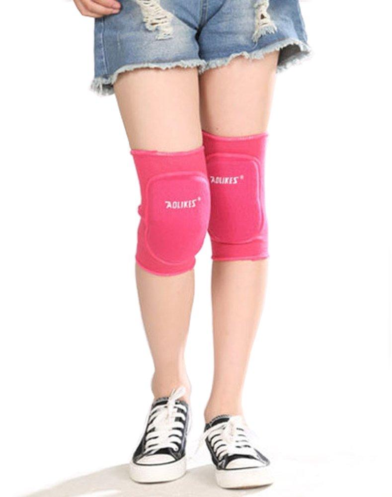 

Island Puppy Knee Support Set and Soft Type for Sports and Dance Kids (Left Right) - (Pink, Medium) розовый