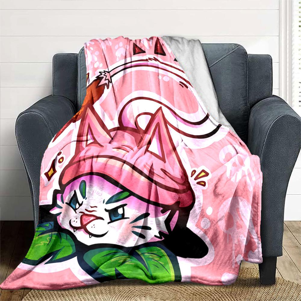 Plants Vs. Zombies Blanket Ultra-Soft Perfect for Sofa Bed Bedding Four Seasons Multipurpose Playful Design Suitable for Gifting Relatives and Friends