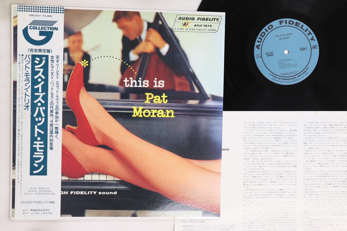 

LP Record PAT MORAN - This Is Pat Moran 20EL5031 AUDIO FIDELITY 1988 Japan Obi Jazz Used