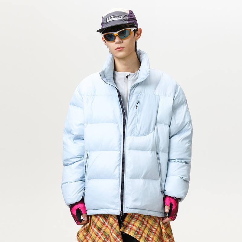 

Men s Winter Windproof Hooded Cotton Jacket: High-End, Warm, and Loose-Fit Outerwear M