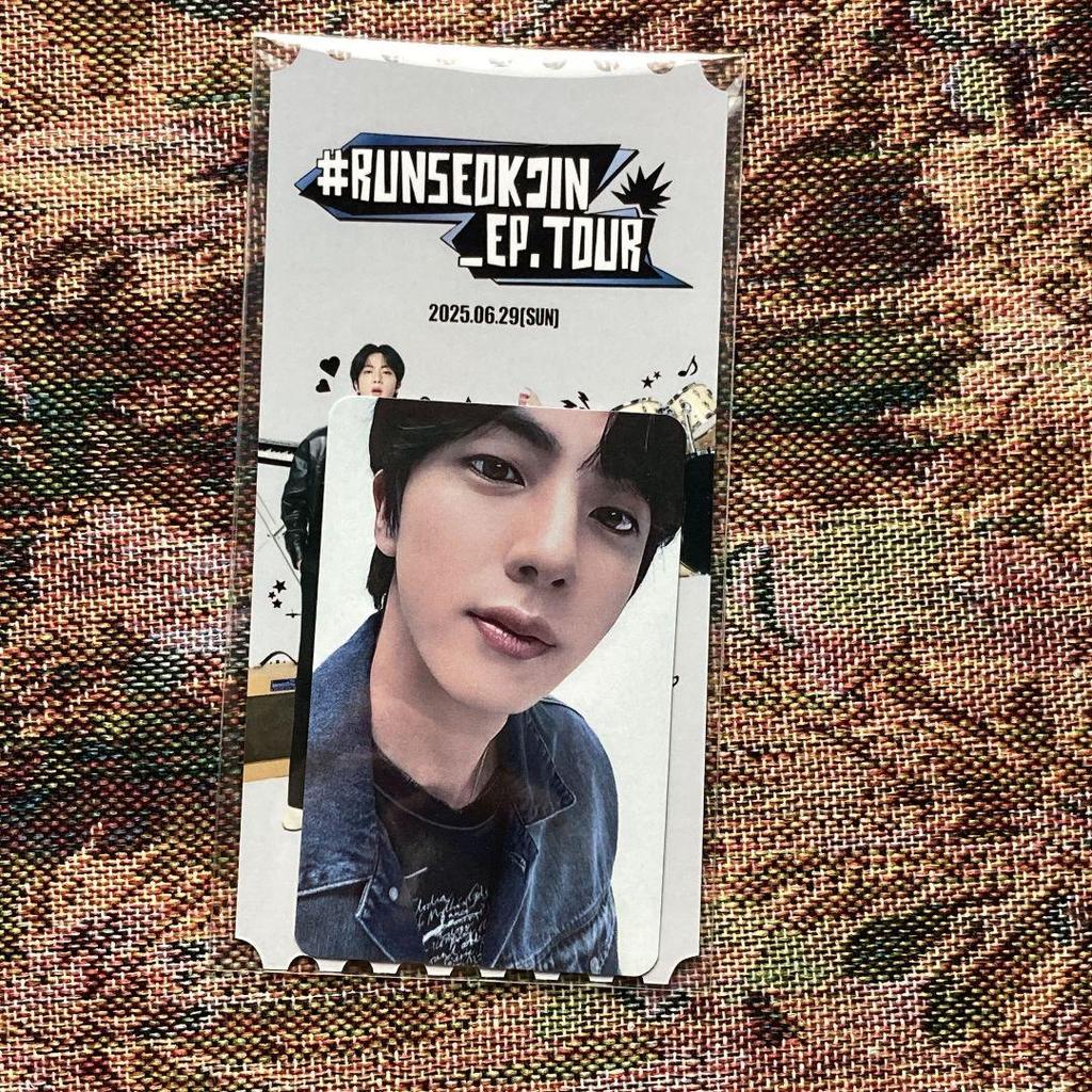 [USED] RUNSEOKJIN_EP.TOUR 6/29 BTS JIN trading card