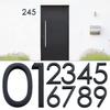 4inch/10cm Durable ABS Acrylic For Home Mailbox Hotel Address Number Plate Sign Numeral Tag 0 To 9 Door Label