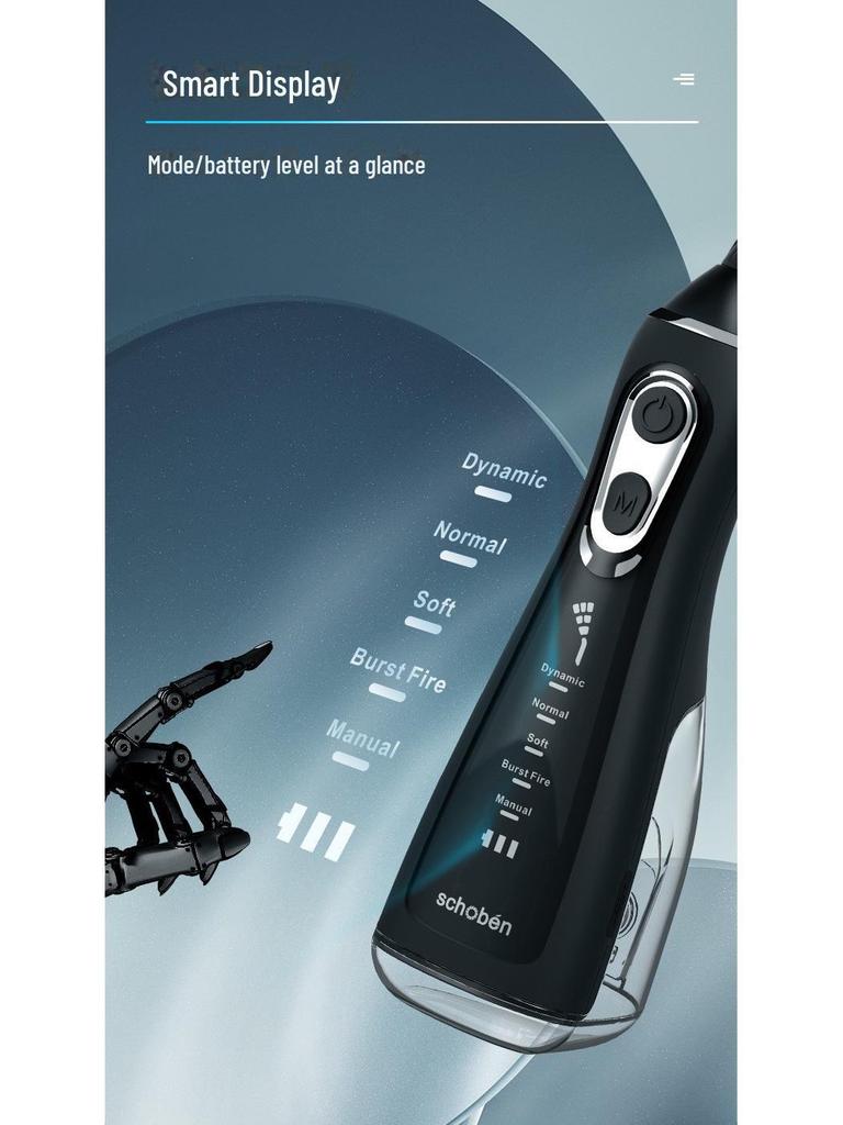 Elektrický vodní flosser CrossBorder L15 pro bělení zubů a odstraňování zubního kamene