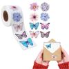 Butterfly Stickers - 500PCS Embossed Waterproof Decals for Nails, Journals & DIY Crafts (Self-Adhesive, Mixed Colors)