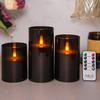 Flameless Led Candles Battery Operated Flickering Fake Electric Pillar Candles