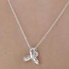 Women's Daily Accessory Dolphin Tail Cubic Necklace