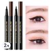 Unipicture Tattoo Eyeliner Brush Pen 0.9ml, Brown, 2 Pcs
