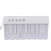 Keyboard Piano Toy Multifunctional Pocket Sized Piano Music Toy with 7 Color Lights Multiple Play Methods for Present