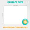 Scribbledo Small White Board Dry Erase Mini Whiteboard 9x12 Inch Small Dry Erase Board Marker Board Dry Erase Lapboards Handheld Personal White