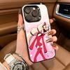 H-Hazbin C-Charlie H-Hotel  HCH For iPhone 17 16 15 14 13 12 11 Pro Max XS  17 Air Silicone Colored Silver Bumper Cover