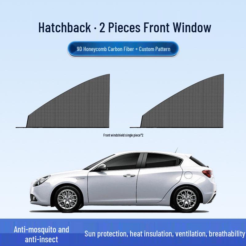 Car Window Mosquito Net Sunshade: Insect-Proof Privacy Curtain