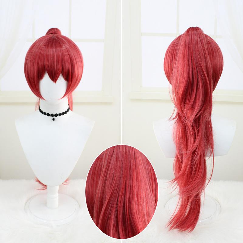 Puella Magi Madoka Magica Sakura Kyoko Cosplay Kostüm Outfit Uniform Komplettes Set Damen Rotes Kleid Kostüm