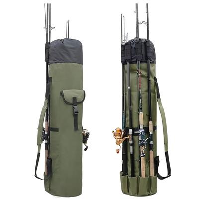 Waterproof Fishing Pole Bag With Rod Holder - Multifunctional Organizer For Fishing Gear