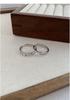 S999 Sterling Silver Rupert's Tear Matching Rings for Couples: Elegant Plain Band for Men and Women - Ideal Valentine's Day Gift