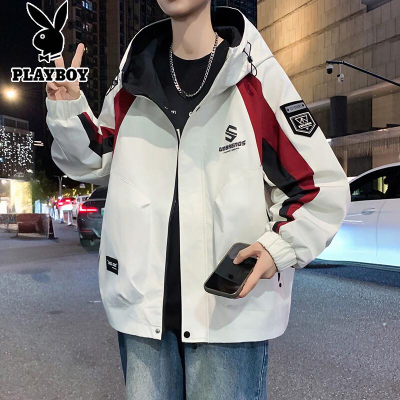 PLAYBOY Men s Hooded Workwear Jacket 3XL