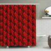 Bathroom Shower Curtain Farmhouse Rustic Chicken Pattern Waterproof Decor Vintage Countryside Shower Liner