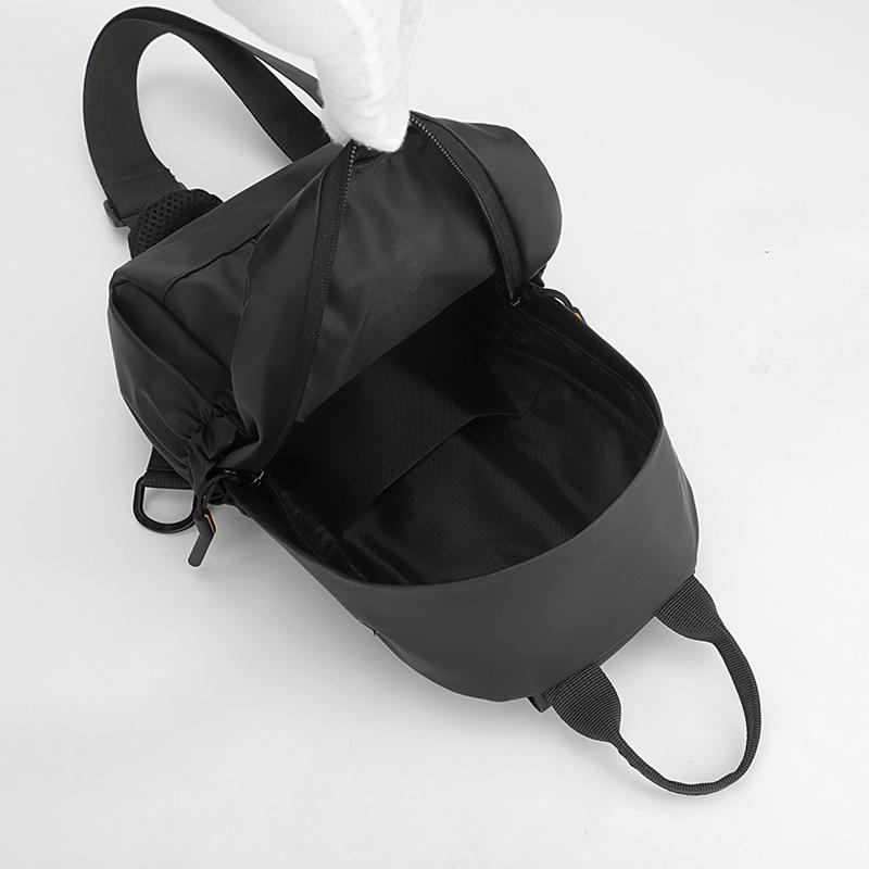 Men's Fashion Chest Bag - Solid Color Nylon Crossbody Sling for Outdoor & Casual Wear (Lightweight & Durable Shoulder Bag)