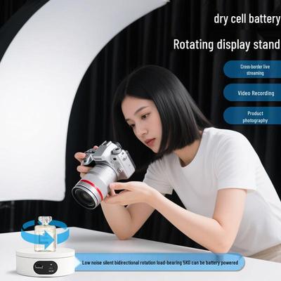 Turntable King Rotating Display Stand for Photography & Live Streaming
