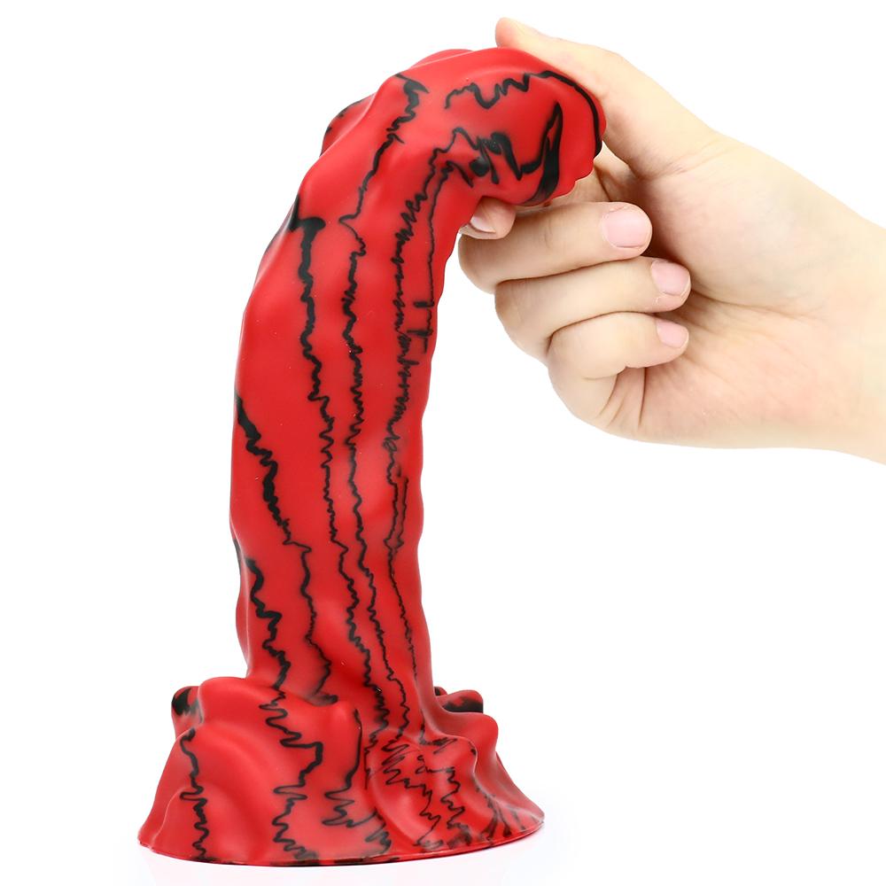 MoDi  Silicone  Design Dildos With Sucker Penis Sex Toys For Women Clit Stimulate Long Anal Plug