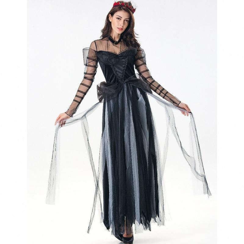 Halloween Vampire Bridal Costume, Cosplay, Sexy Dress, Stage Costume