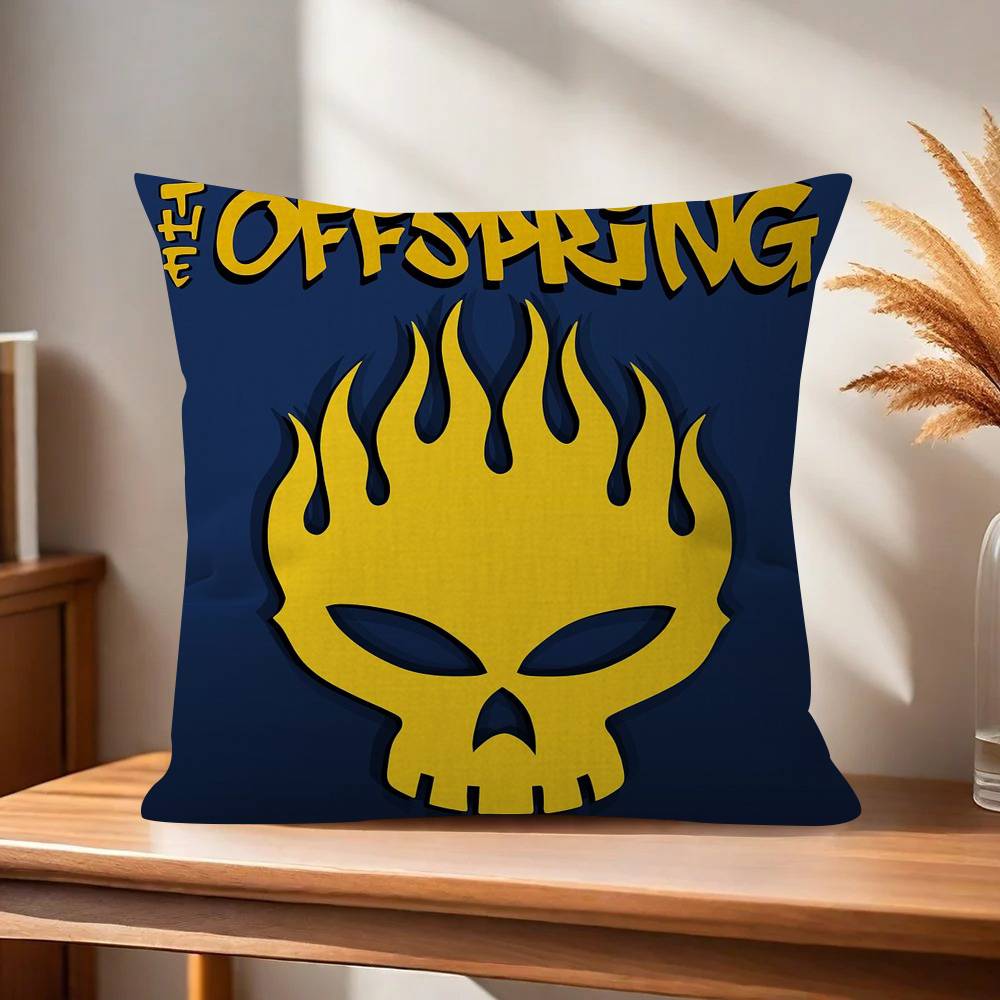 The OOffspring Band Decorative Room Aesthetics Pillow Case Home Decor Bedroom Sofa Bed Couch Pillow Cover X