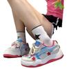 Campus wind stars platform white shoes women's design shoes spring and autumn new versatile skateboard shoes