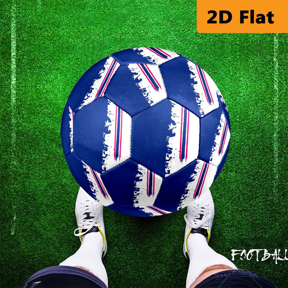 French Flag Size Soccer Ball High Elasticity Match Universal Unique Soccer Gift Football Suitable For Both Training And Competition Outdoor Sports