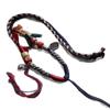 Luxury Tibetan Handmade Dzi Bead Pendant Necklace with Adjustable Cotton Rope