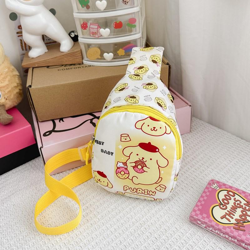 Cute Cartoon Children's Backpack: Trendy Casual Small Bag for Kindergarten Girls - Crossbody or Chest Style
