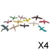 2-4pack Pack of 12 Plastic Flying Birds Animal Figures Kids Toys Collectible