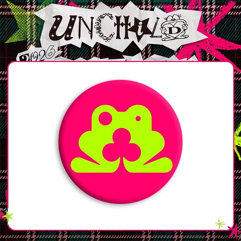 UNCHILD Брелок-зеркало с логотипом, подвеска-именная бирка, значок Badge