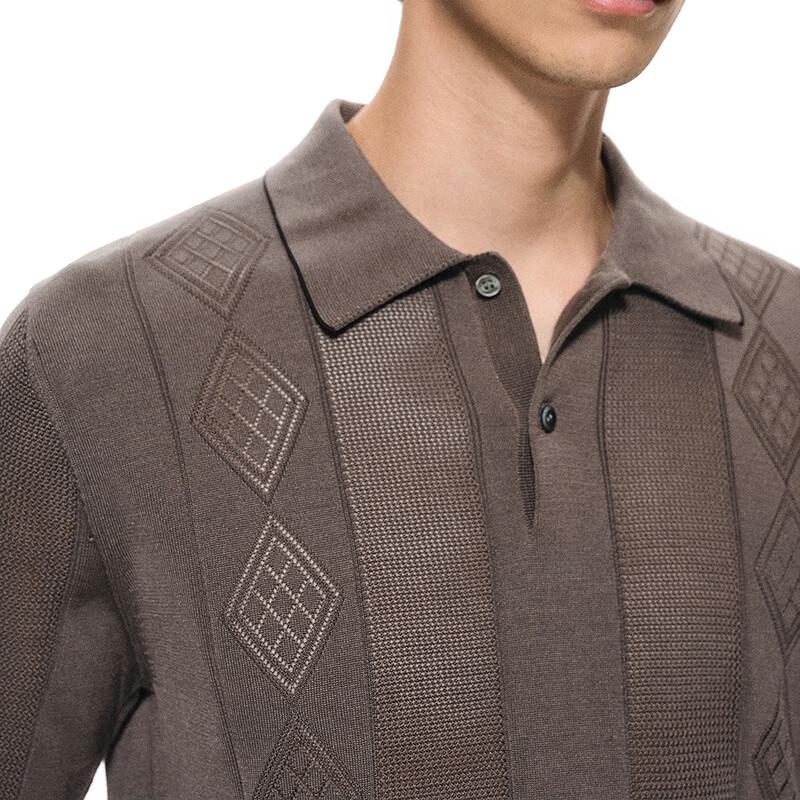 Sketch Men's Slim Fit Silk Polo Knit Shirt