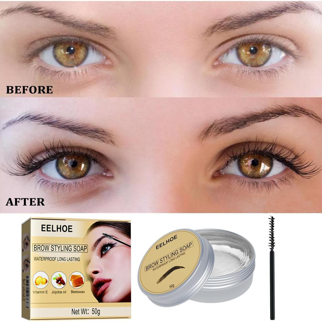 EELHOE Eyebrow Styling Gel Spread Charm 3d Sculpting Long Lasting Waterproof Natural Look Perfect Refreshing Hold Ointment 50g